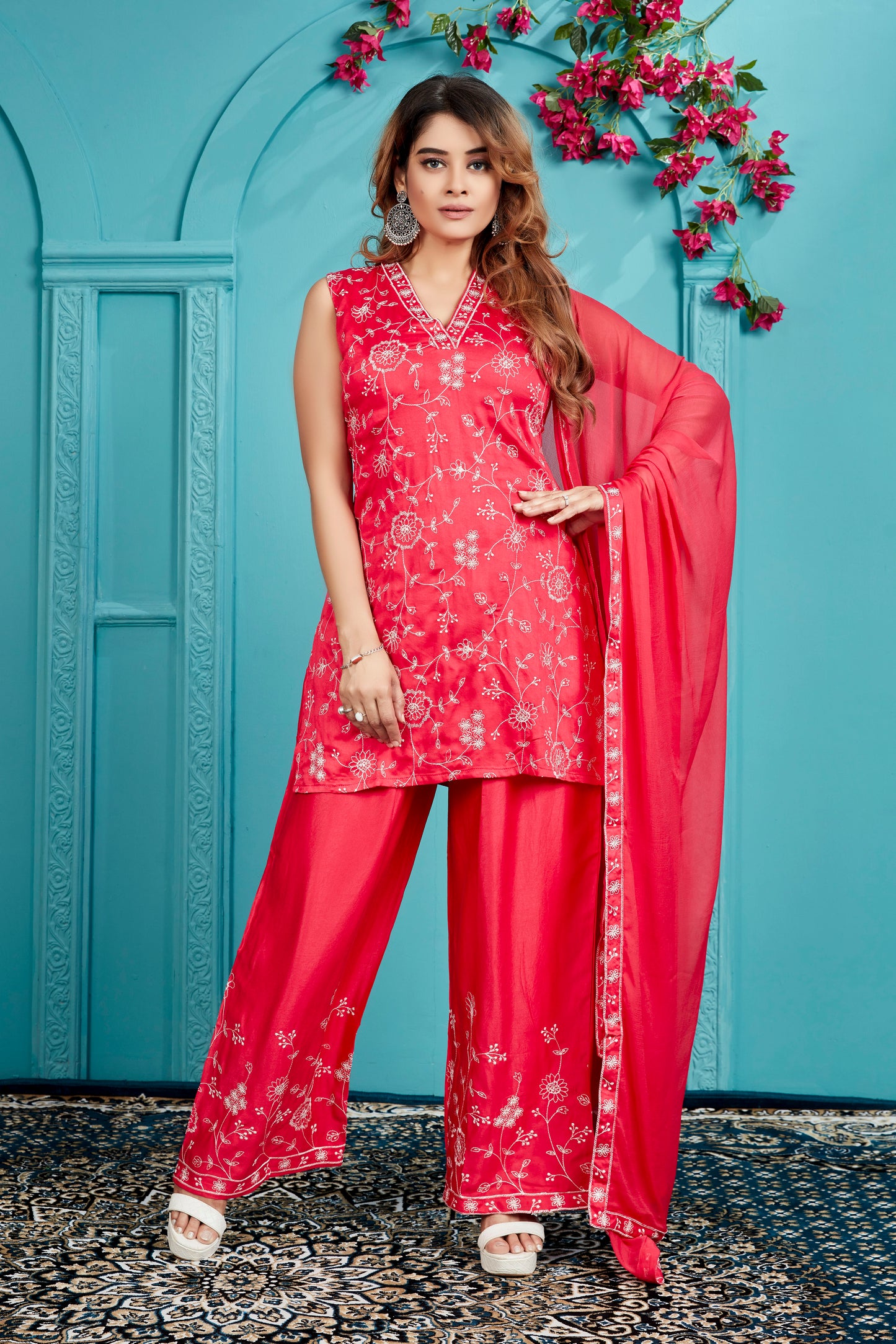 LAASYA Embroidered Suit Set