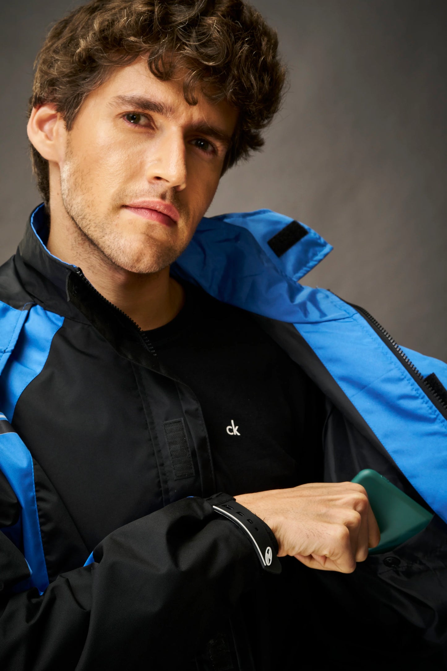Zeel Go Hike Black & Blue Rainsuit