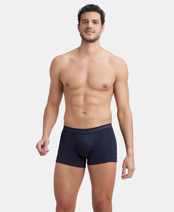 Jockey - 1015 Cotton Rib Solid Trunk (Navy blue)