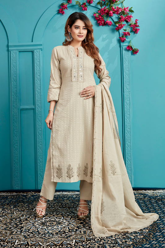 GANAVI Embroidered Suit Set