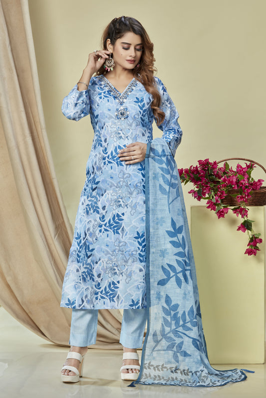 CHARMI Embroidered Suit Set