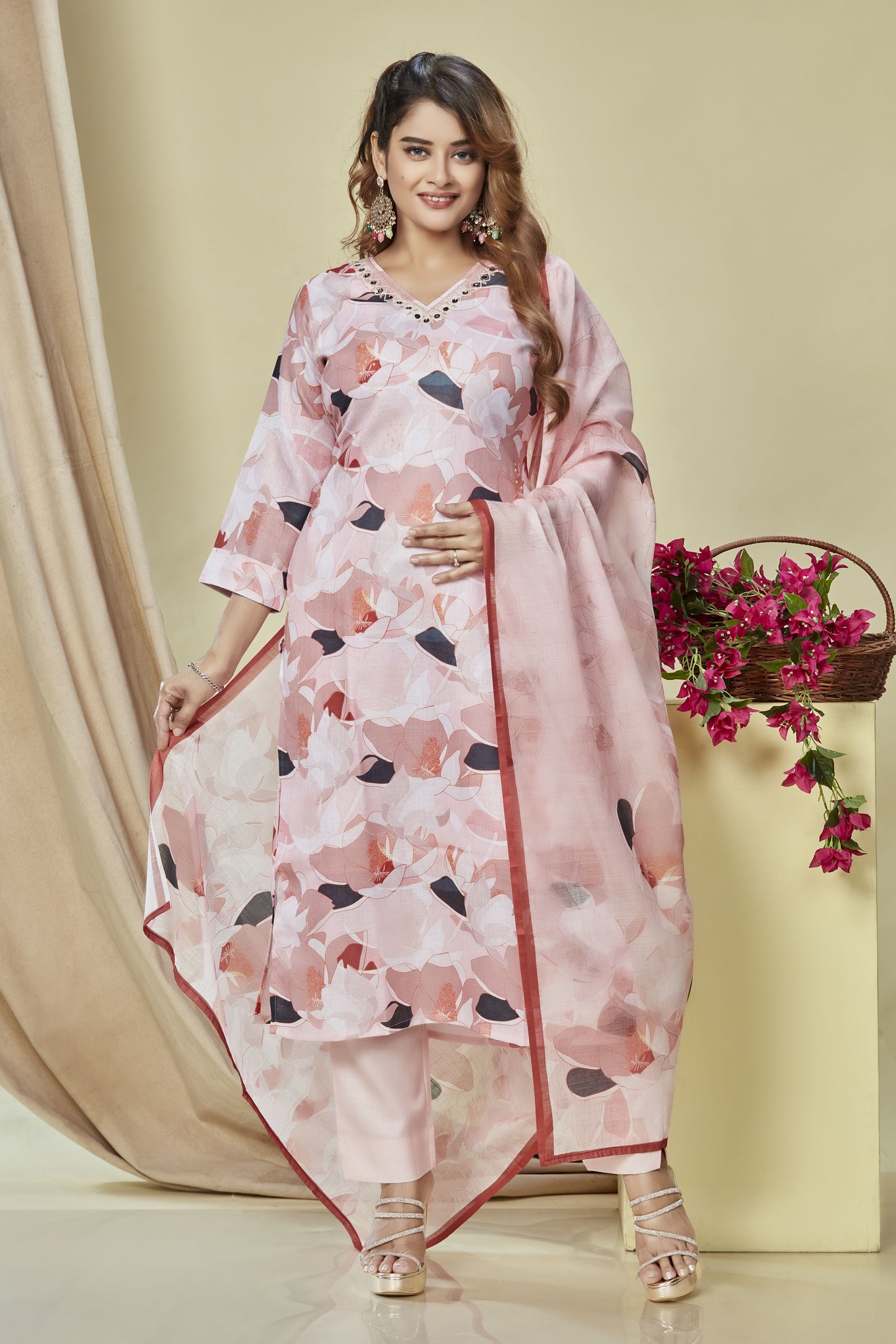 FEBA Embroidered Suit Set