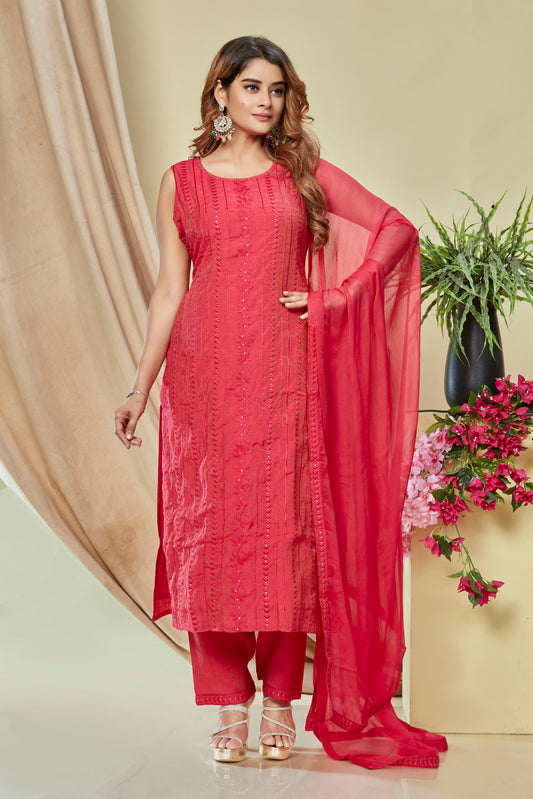 KARISHMA Embroidered Suit Set