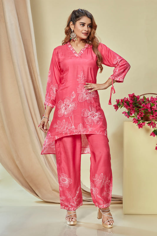 NAYAN Embroidered Co-ord Set
