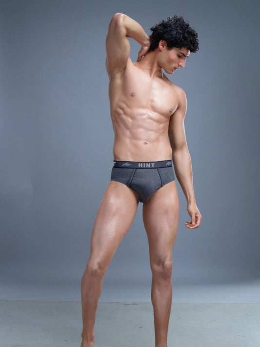 Macho - Premium Cotton Men's Regular Fit Plain Brief with Ultra Soft Construction